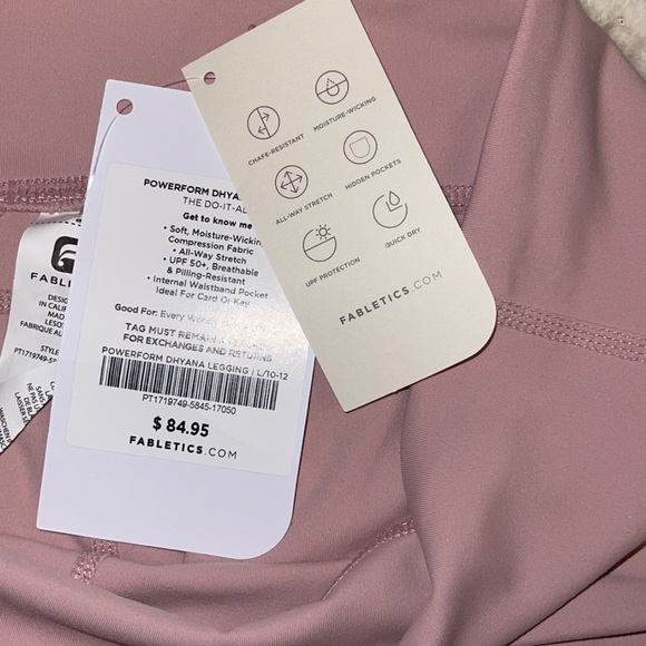 Mauve Fabletics leggings - Picture 4 of 6